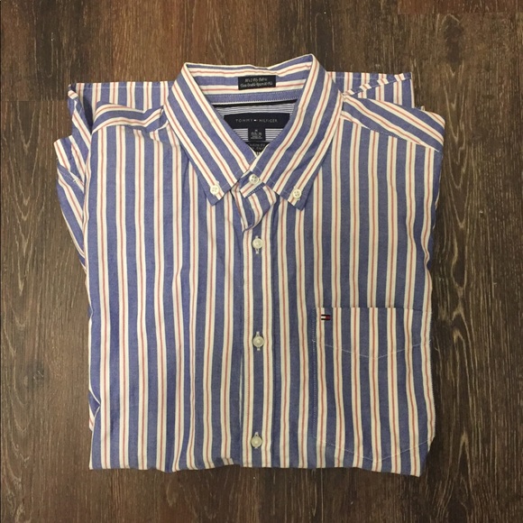 Tommy Hilfiger Striped Button-Down - Picture 1 of 1